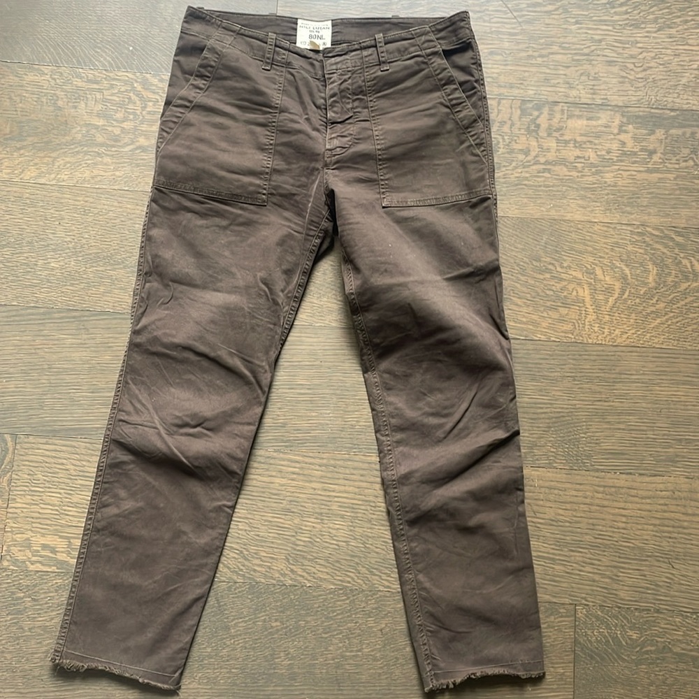 Worn only once very slenderizing brown nili Lotan pants are size 8 fit a size 6